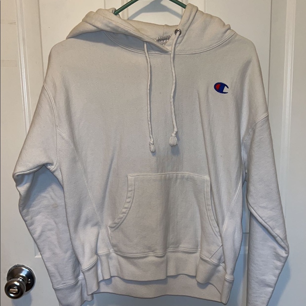 white champion hoodie